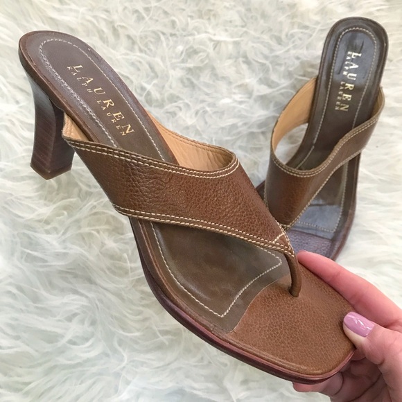 Ralph Lauren Shoes - Ralph Lauren Thong Heel Sandal